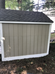 smartside siding product installed on old siding