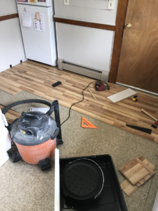 laminate flooring installation in a kitchen in andover ma