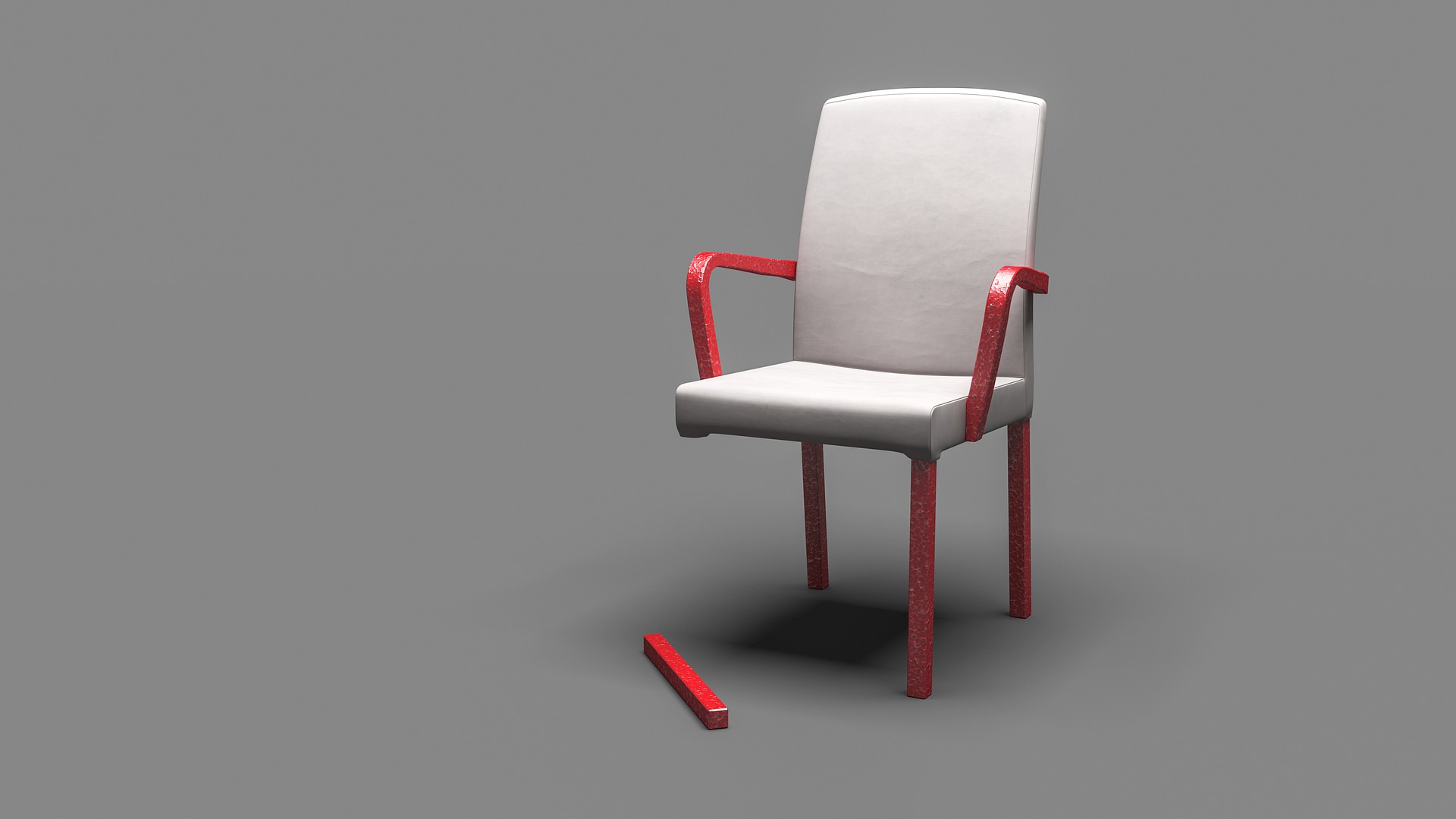 Breaks chair. Сломанный стул. Стул без ножки. Разломанный стул. Злой стул.